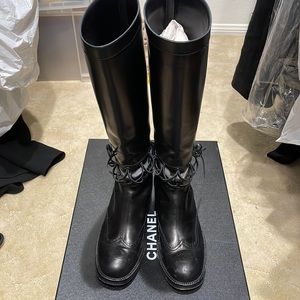 **SOLD** Chanel Riding Boots